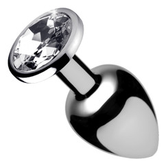 Clear Gem Anal Plug Large by Booty Sparks