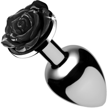 Black Rose Anal Plug Large by Booty Sparks