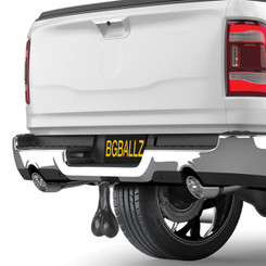 Large Truck Testicles - Black by Big Ballers