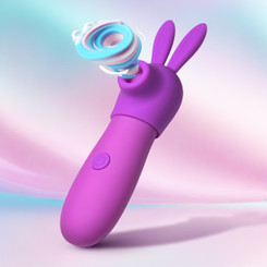 Bunny Sidekick Suction Clit Stimulator by Shegasm