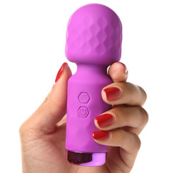 10X Mini Silicone Wand - Purple by Bang!
