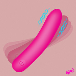 Tapered Flexible Silicone Bullet - Pink by Bang!