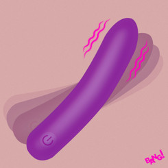 Tapered Flexible Silicone Bullet - Purple by Bang!