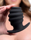 Hive Anal Tunnel Silicone Ribbed Hollow Anal Plug - Large by Master Series