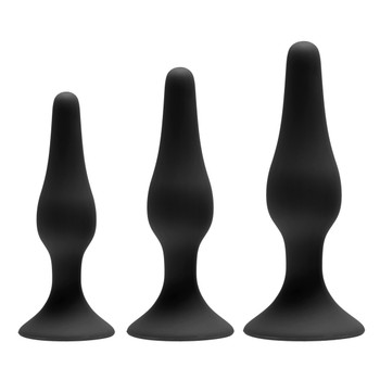 Apprentice 3 Piece Silicone Anal Trainer Set by GreyGasms