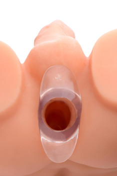 Clear View Hollow Anal Plug - Large by Master Series