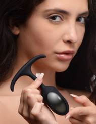 Premium Silicone Weighted Anal Plug - Small by Heavy Hitters