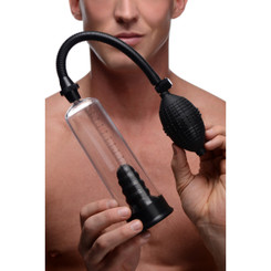Deluxe Penis Pump with Suction Sleeve by Size Matters
