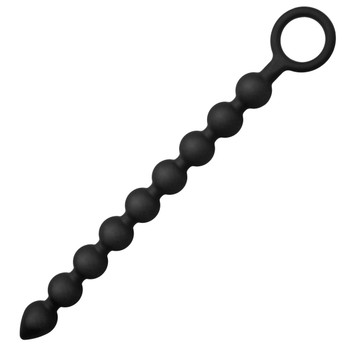 Pathicus Nine Bulb Silicone Anal Beads by Master Series