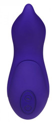 Royal Purple Silicone Pointer Vibrator Sex Toy
