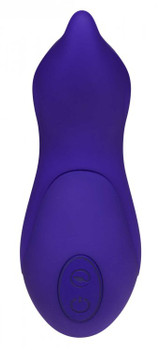 Royal Purple Silicone Pointer Vibrator Sex Toy