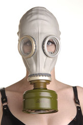 Rubber Gas Mask Hood Adult Toys