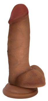 Medium Suction Cup Dildo with Balls - 7 Inch by JOCK