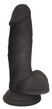 7 Inch Dildo with Balls - Black by JOCK