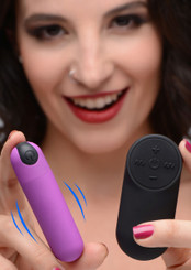 Vibrating Bullet with Remote Control - Purple by Bang!