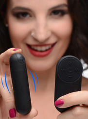 Vibrating Bullet with Remote Control - Black by Bang!