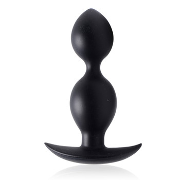 Orbs Steel Weighted Duotone Silicone Anal Plug by Master Series