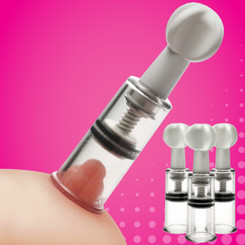 Max Twist Clit and Nipple Triple Sucker Set by Size Matters