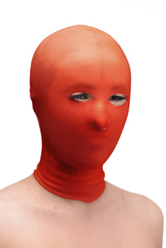 Rubber Slave Hood - Red Sex Toy