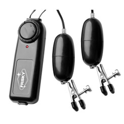 Vibe Me Vibrating Nipple Clamps with Variable Speeds by Frisky