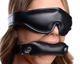Padded Blindfold and Gag Set by Strict