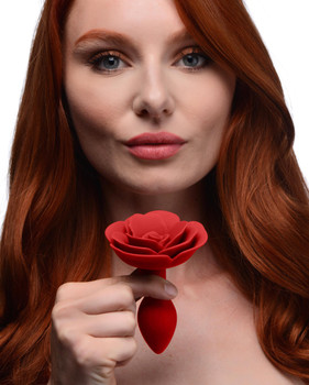 Booty Bloom Silicone Rose Anal Plug - Small by Master Series
