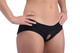 Lace Envy Black Crotchless Panty Harness - S-M by Strap U