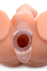 Clear View Hollow Anal Plug - XL by Master Series