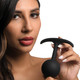 Premium Silicone Round Weighted Anal Plug - XL by Heavy Hitters