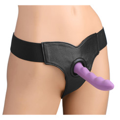Bella Velvet Lined Elastic Strap On Harness by Strap U