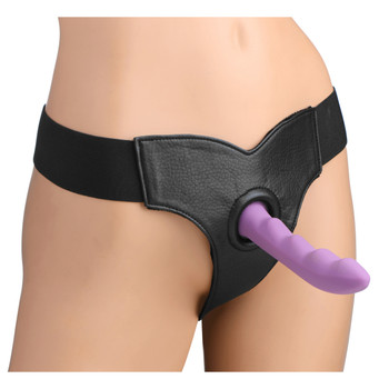 Bella Velvet Lined Elastic Strap On Harness by Strap U
