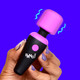 10X Ultra Powerful Silicone Mini Wand - Purple by Bang!