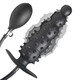 Anal Puffer Nubbed Inflatable Silicone Anal Plug by Master Series