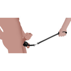 Testicle Stretcher With Leash by Strict