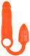 XXXPander Sheath with Double Textured Plug - Orange by Rooster