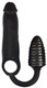 XXXPander Sheath with Ribbed Plug - Black by Rooster