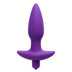 Aria Vibrating Silicone Anal Plug Medium by Vogue