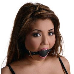 Black Silicone Ball Gag by Strict Leather