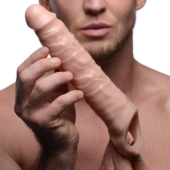 3 Inch Extender Sleeve Flesh by Size Matters