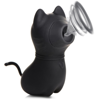 Sucky Kitty Silicone Clitoral Stimulator - Black by Shegasm