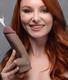 Dark Dual Density Fluid-compatible Dildo - 7 Inch by Loadz