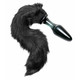 Midnight Fox Tail Glass Anal Plug by Tailz