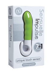 Sensuelle Impulse Slimline Vibe: Green Adult Toy