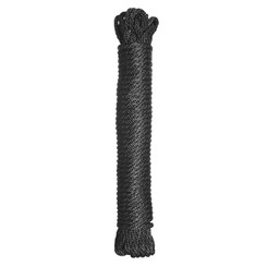 Premium Black Nylon Bondage Rope 50 Feet by Master Series
