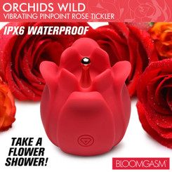 Orchids Wild Vibrating Pinpoint Rose Tickler by Bloomgasm