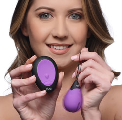 10X Silicone Vibrating Egg - Purple by Bang!