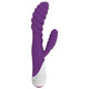 Diana 20x Rippled Silicone Rabbit Vibe Purple by Gossip