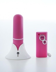Sensuelle Remote Control Rechargeable Wireless Bullet Vibrator: Pink Sex Toy