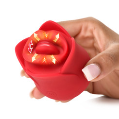 Sweet Kiss Kissing and Vibrating Clitoral Stimulator - Red by Lickgasm