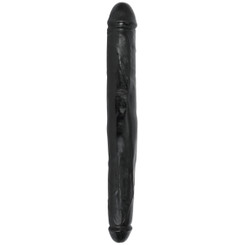 18 Inch Tapered Double Dong - Black by JOCK